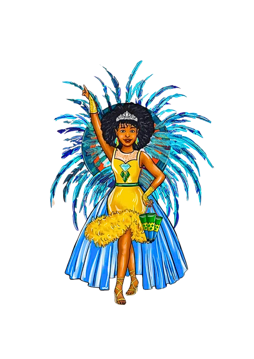 CUSTOM MADE - Carnival Costume - Inspired by Bella's Notting Hill Carnival Parade Book 3. Prices start from