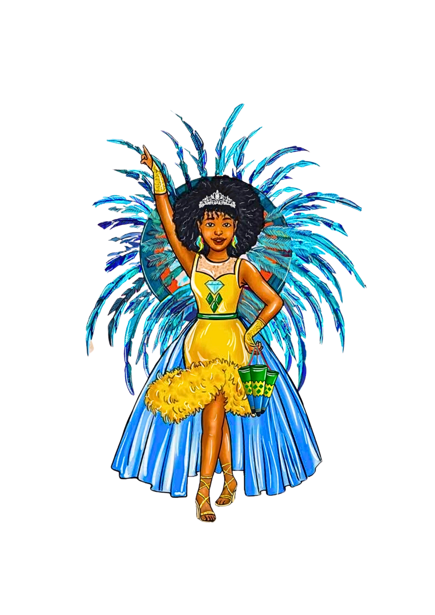 CUSTOM MADE - Carnival Costume - Inspired by Bella's Notting Hill Carnival Parade Book 3. Prices start from